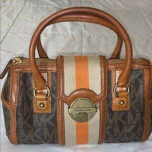 Vintage Signature Michael Kors Bowling Bag Purse